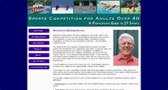 Desktop Screenshot of 40plussports.com